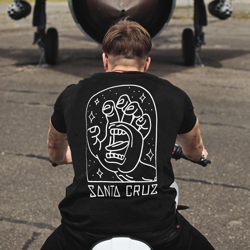 UPRANDY Santa Cruz Printed Men's Casual T-shirt -  UPRANDY