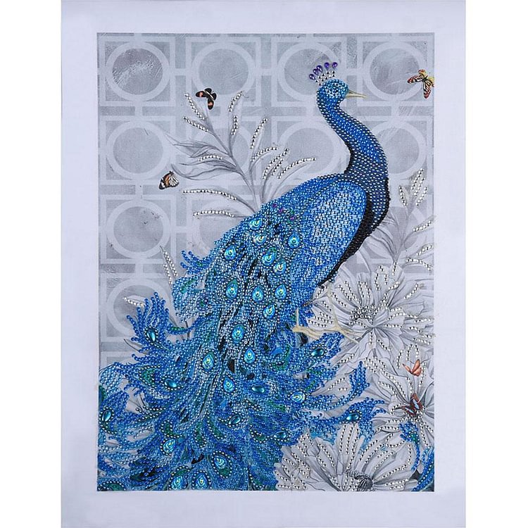 5D DIY Special Shaped Diamond Painting Peafowl Cross Stitch Embroidery Kits gbfke