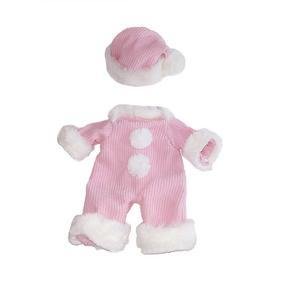 2 Psc Corduroy Pink Jumpsuit Suit Baby Clothes for 12 Mini Reborns Accessories 2022 -jizhi® - [product_tag]