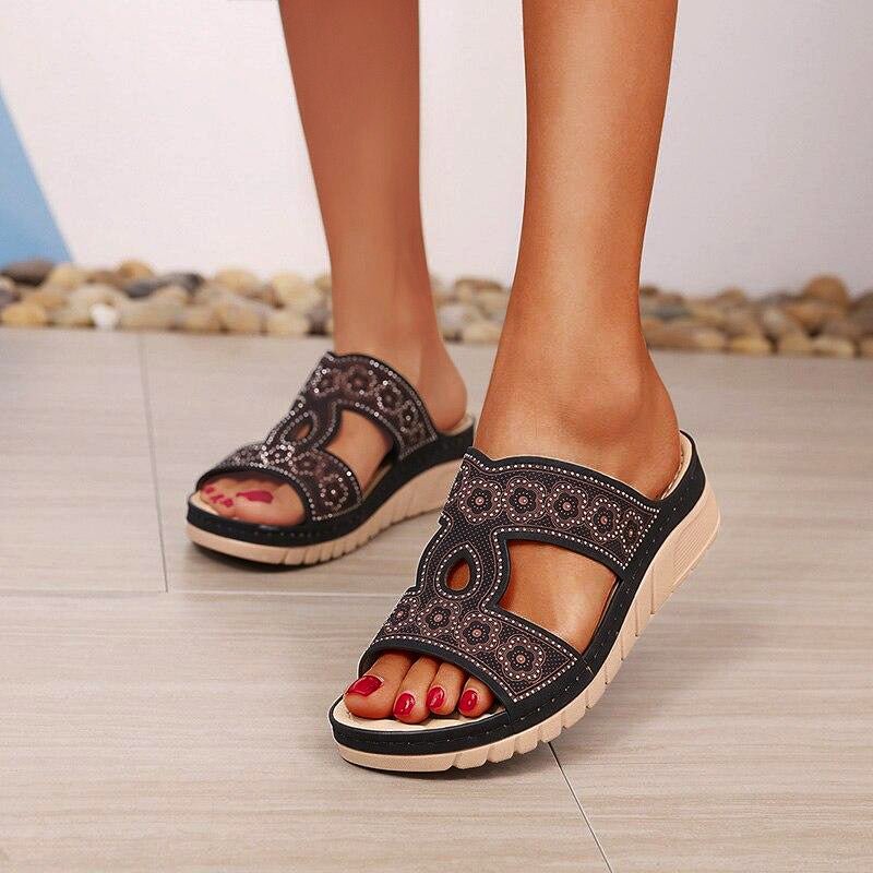 Ethnic style women's sandals