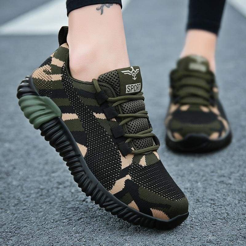 Women's  Comfort Camouflage Sneakers
