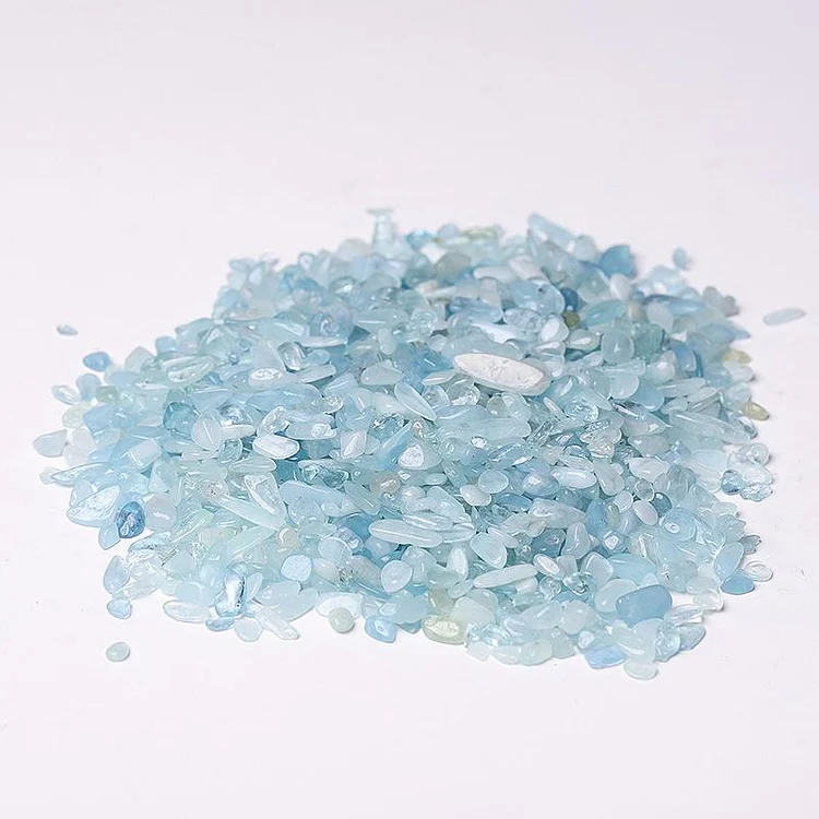 0.1kg 7-9mm Wholesale High Quality Aquamarine Chips Crystal wholesale suppliers