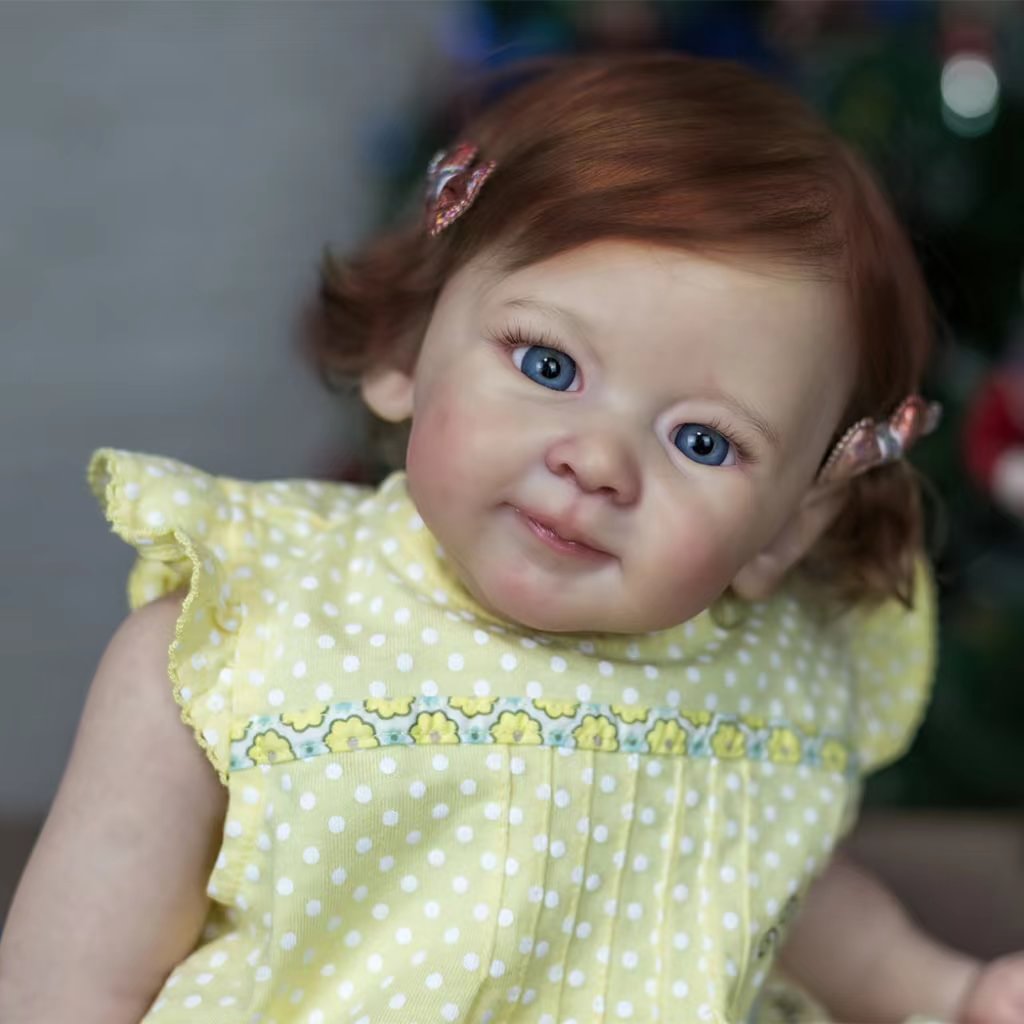 20'' Real Lifelike Eyes Opened Reborn Newborn Doll Blue Eyes Named Ada