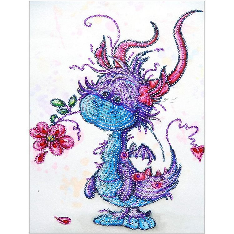 Dragon - Special Shaped Drill Diamond Painting - 30x40cm(Canvas)