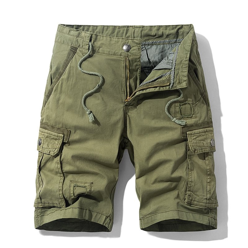 Men's outdoor overalls multi-pocket middle pants / [viawink] /