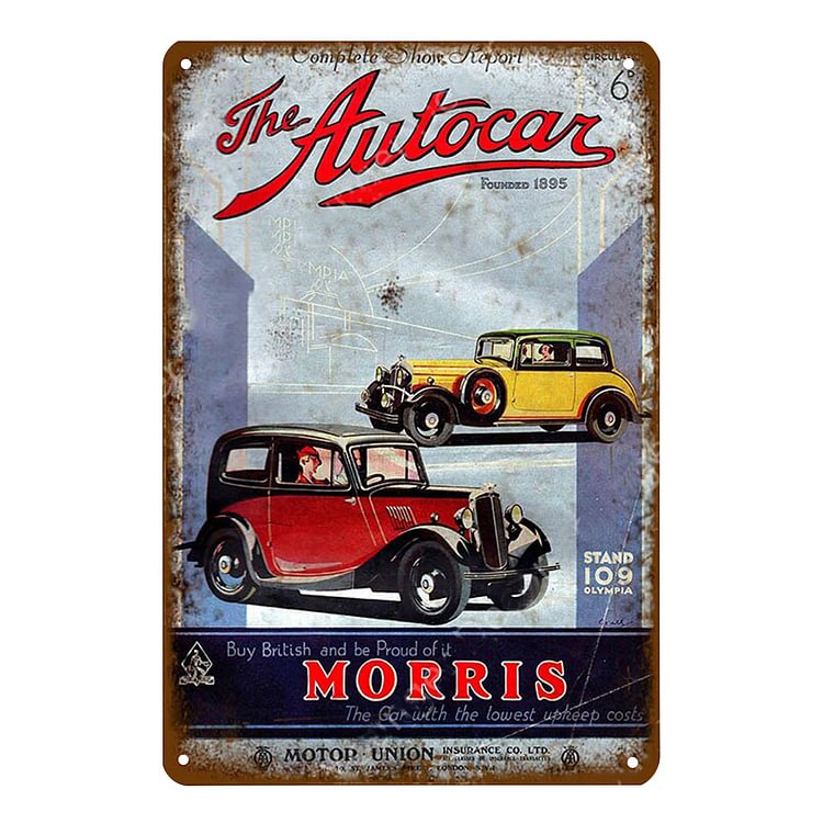American Classic Car Truck - Vintage Tin Signs
