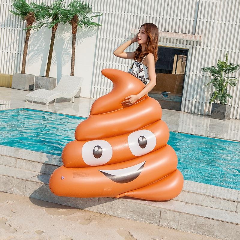 Poop | Inflatable Pool Bed - vzzhome