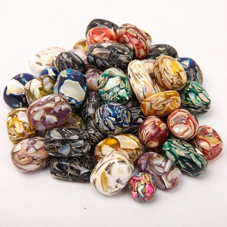0.1kg Colorful Mixed bulk tumbled stone Crystal wholesale suppliers