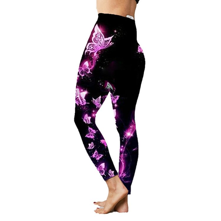 Women's printed yoga pants stretch pants leggings