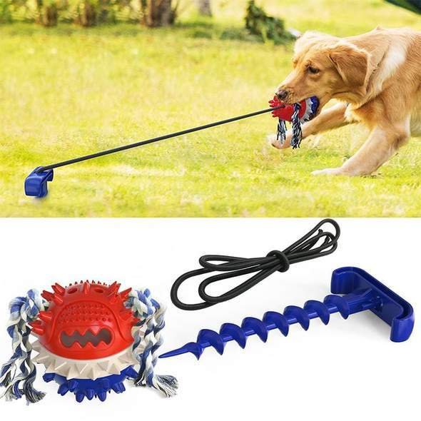 Pet Rope Ball Outdoor Training Toy Clean Teeth Exercise Body and Relieve Anxiety  