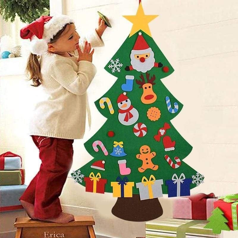 DIY Felt Christmas Tree for Kids、、sdecorshop
