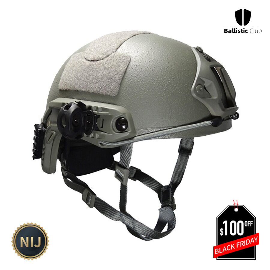 Aramid Bulletproof Helmet Military Level IIIA MICH Ballistic Helmet Large Size 