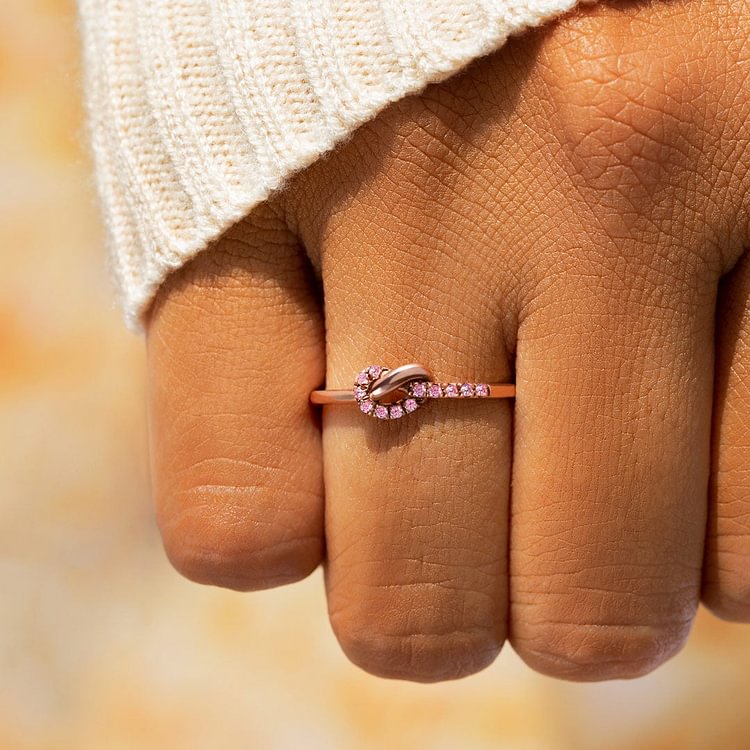 Let's Get Knotty Love Knot Ring