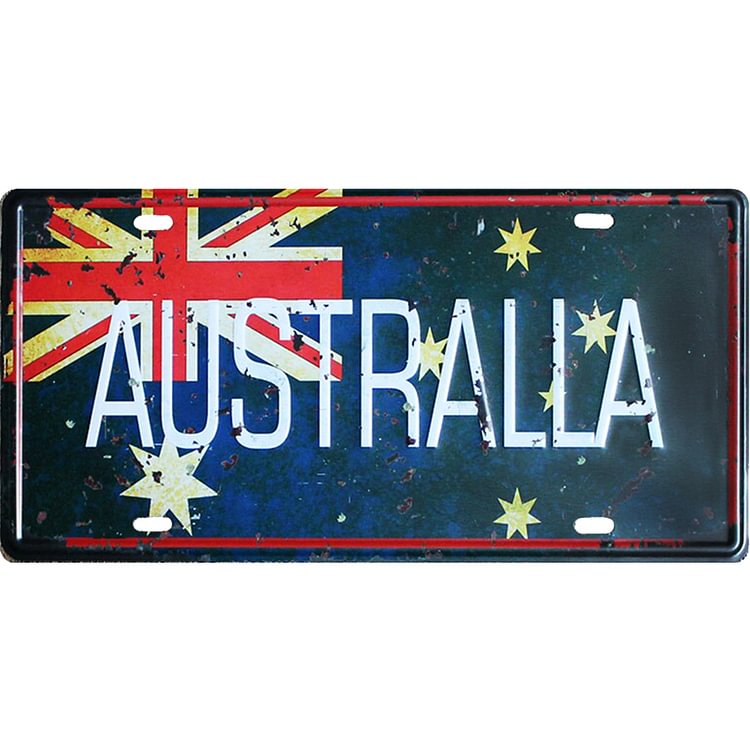 Australia- License Tin Signs- 15*30CM