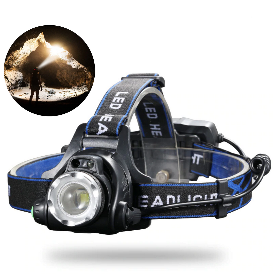 LED Rechargeable Smart Headlamp - vzzhome