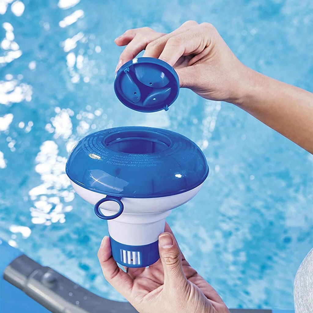 Large Chlorine Floater for up to 3-inch Tablets Swimming Pool Cleaning、、sdecorshop