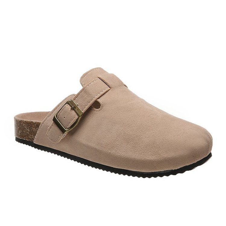 Boston Soft Footbed Clog Suede Leather Clogs