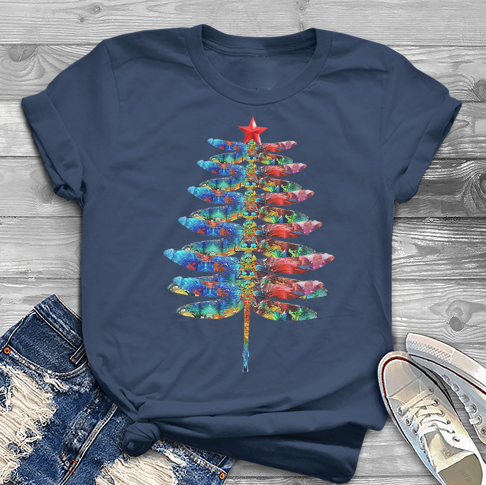 Dragonfly Art Christmas Classic T Shirt