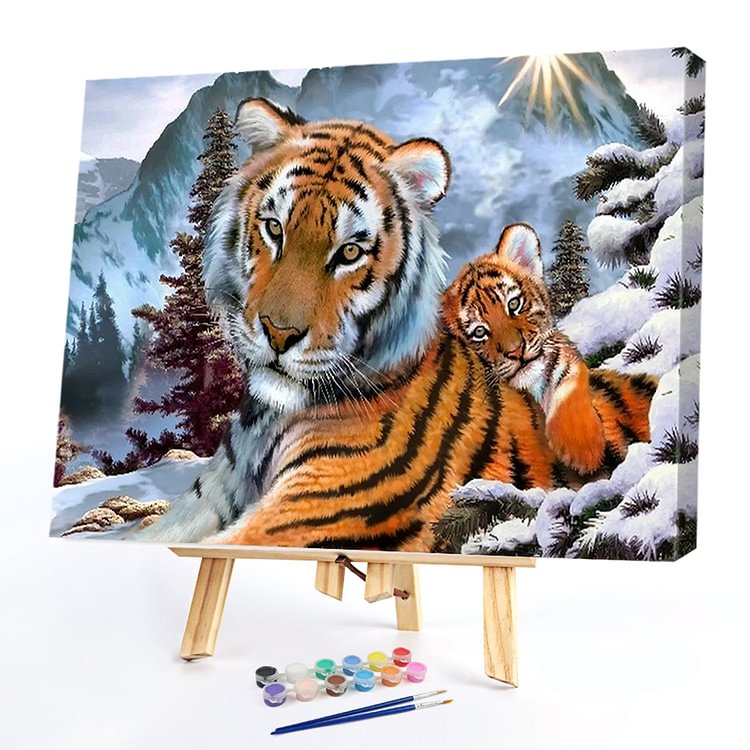 30*40CM Paint By Numbers-Tiger