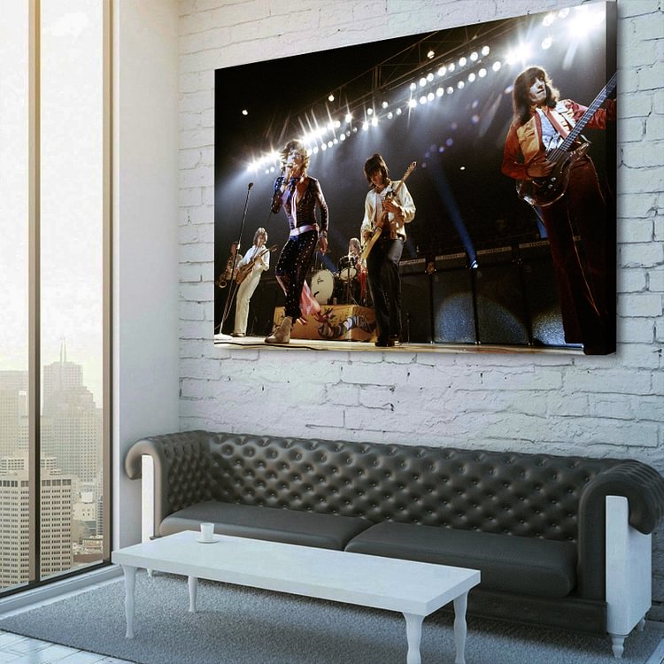 The Rolling Stones Concert Live Canvas Wall Art