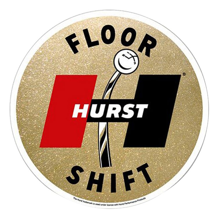 Floor Shift - Round Tin Sign - 30*30cm