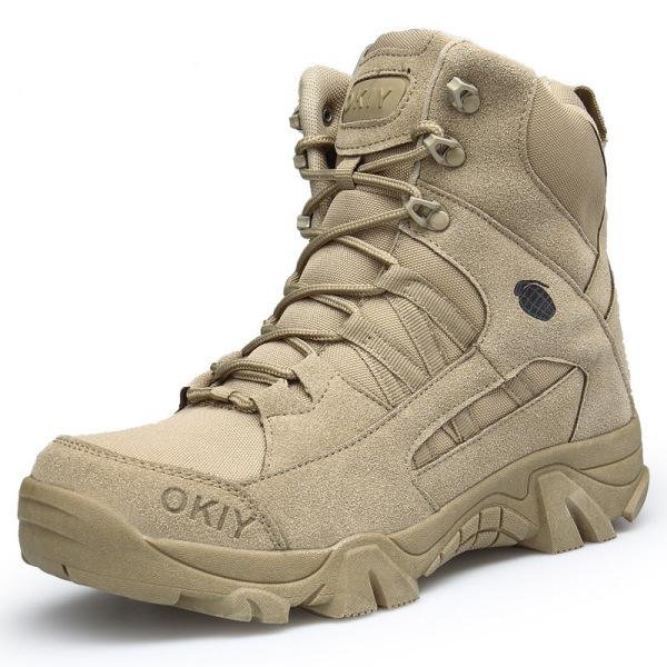 Outdoor Waterproof High-Top Desert Boots Tactical Boots / [viawink] /