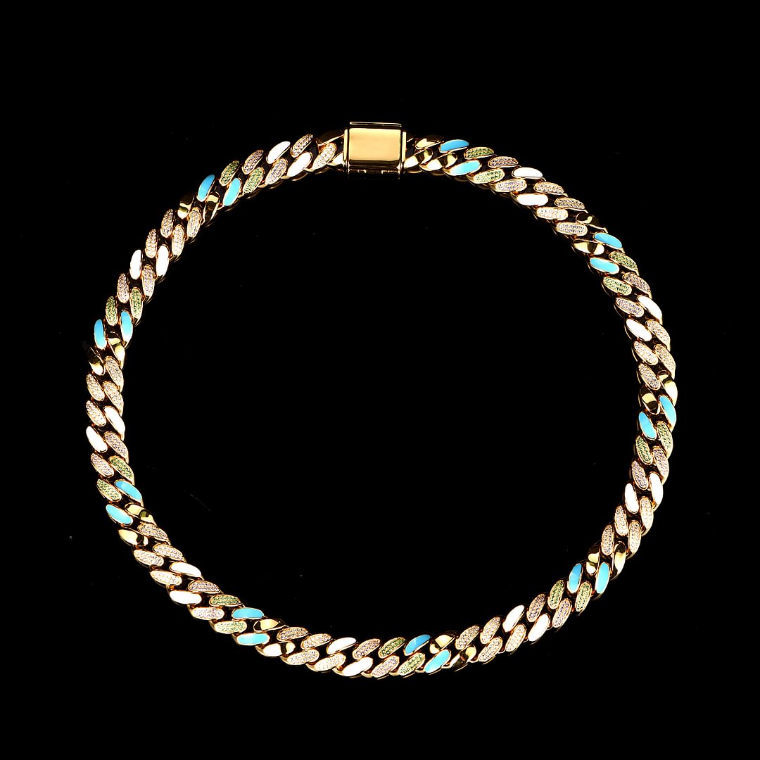 12MM Cuban Link Chain Necklace-VESSFUL