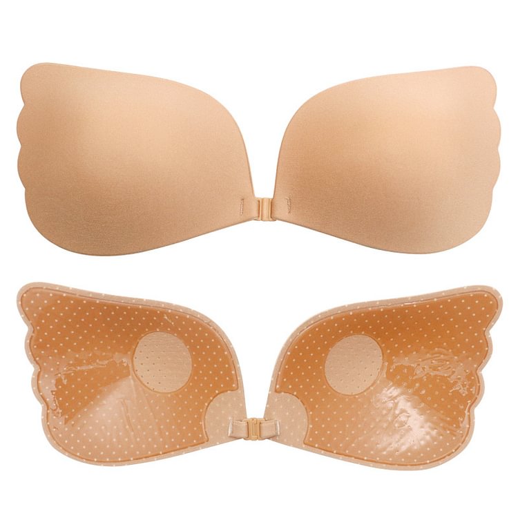 Women's One-piece Wing Invisible Gathered Chest Bra