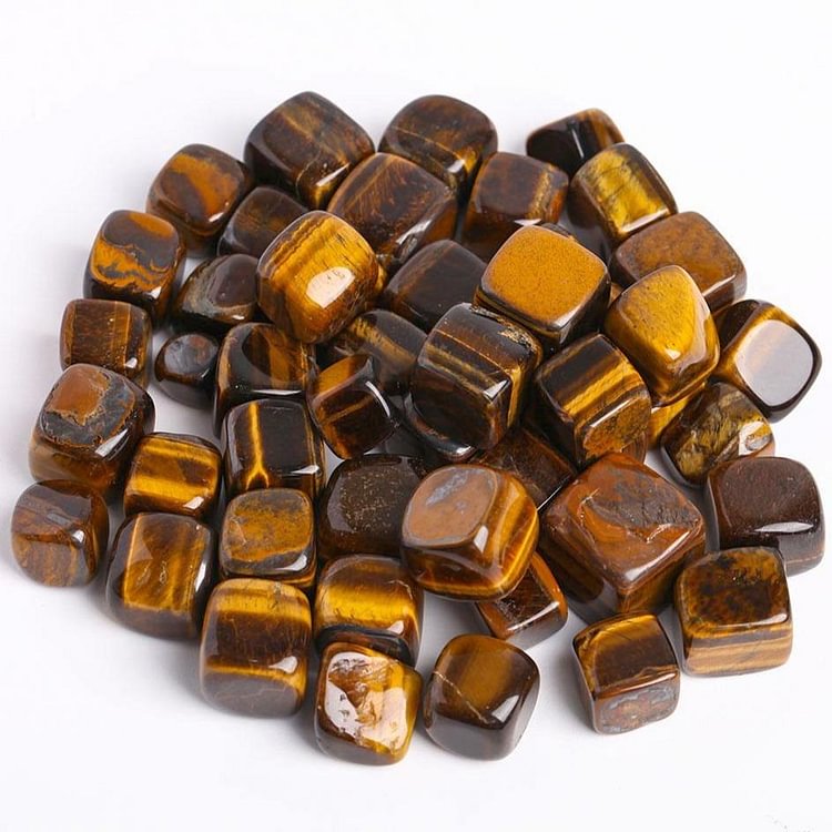 0.1kg Tiger Eye Crystal Cubes bulk tumbled stone Crystal wholesale suppliers