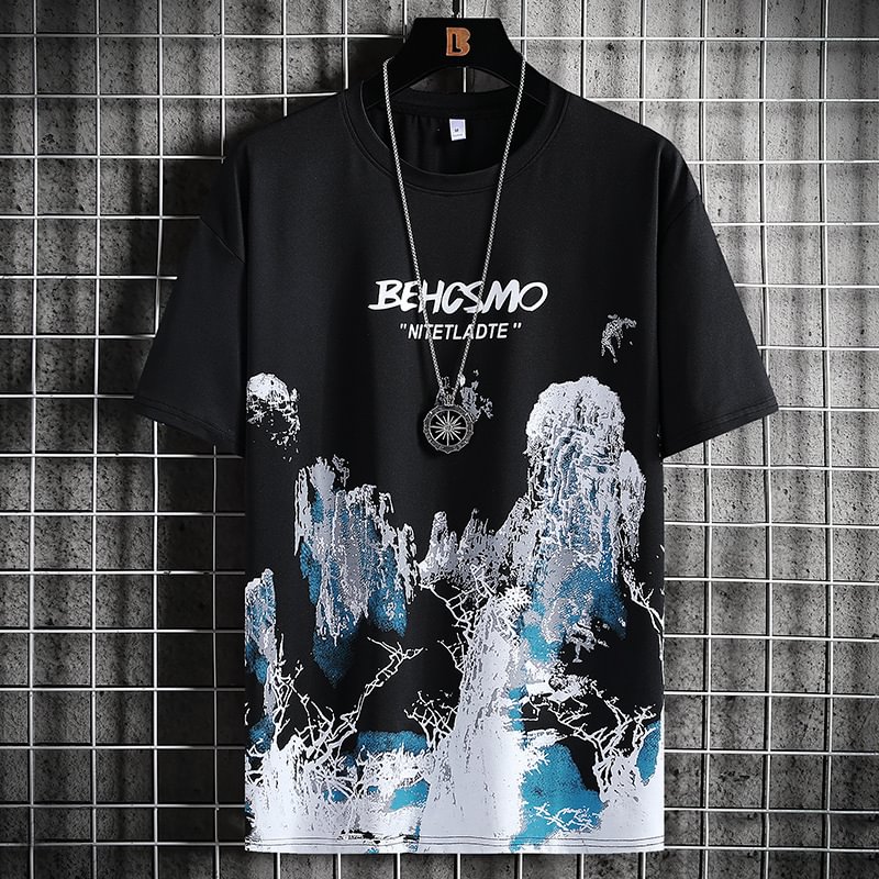 "BEHCSMO" Graffiti T-shirt / Techwear Club / Techwear