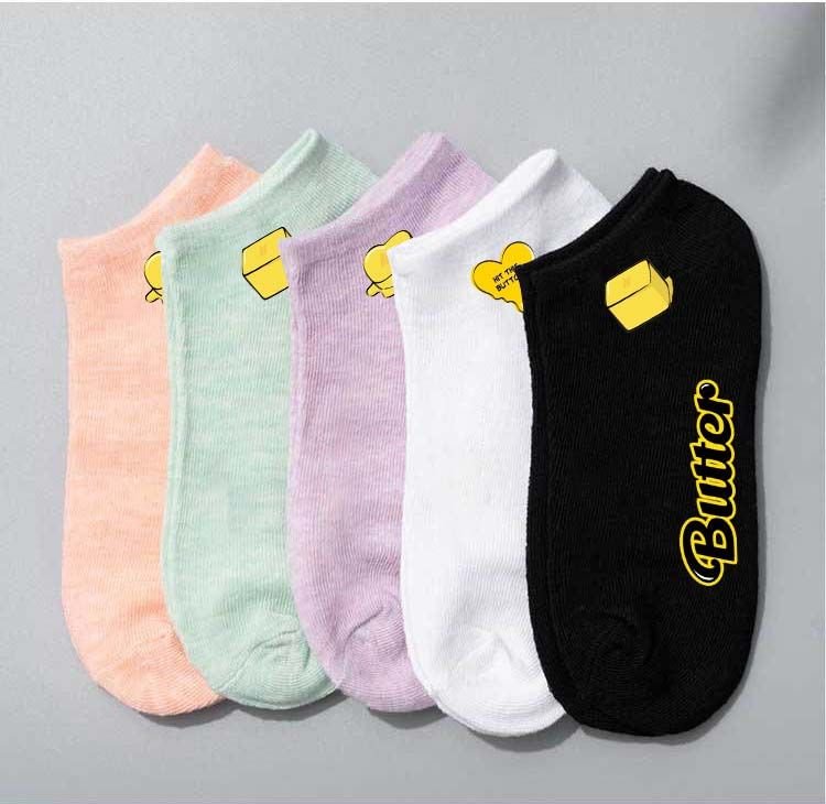 방탄소년단 Butter Album Candy Color Socks