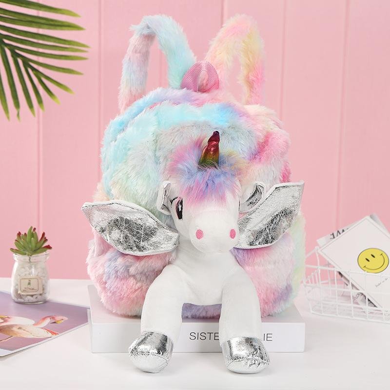 kawaii plush backpack