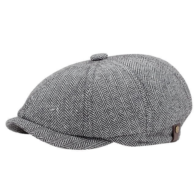 Autumn and winter new wild beret trend middle-aged and elderly hat men's fashion painter hat / [viawink] /