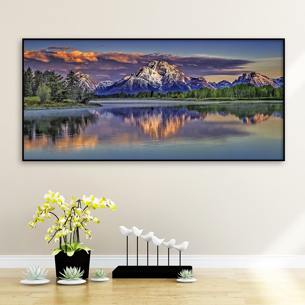 Mountain-Full Round Diamond Painting(80*40cm)