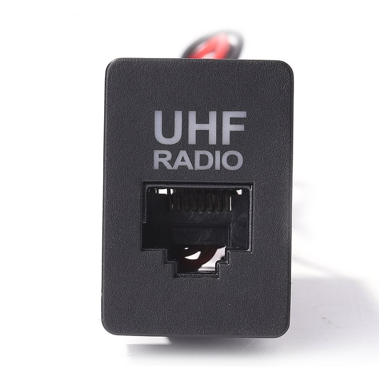 Dash Switch Panel RJ45 Microphone Socket UHF Radio Pass Through Connector
