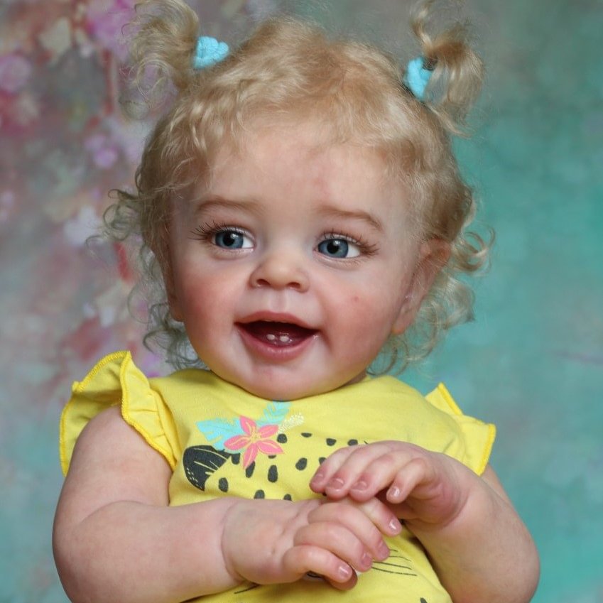  [Lovely Yannick Baby] 20" Soft Weighted Body Lifelike Handmade Silicone Reborn Baby Girl Alex - Reborndollsshop.com-