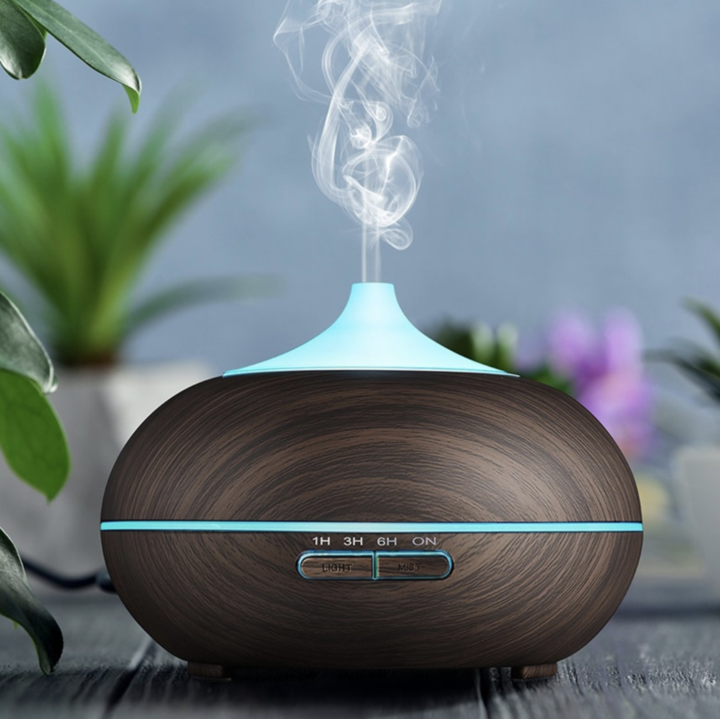 550ml Air Diffuser - Aroma Humidifier with Remote Control - vzzhome