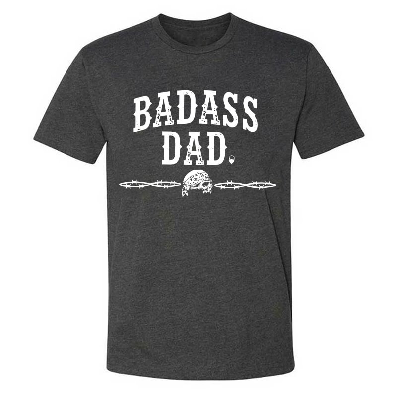 (Sale $17!) Livereid Badass Dad Men's T-shirt - Livereid