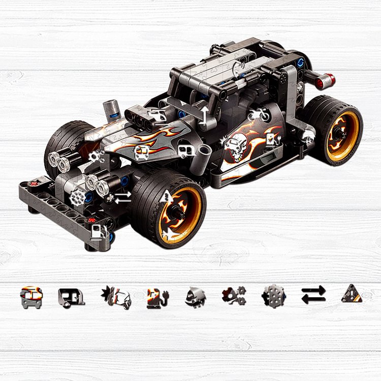Racing Wooden Jigsaw Puzzle