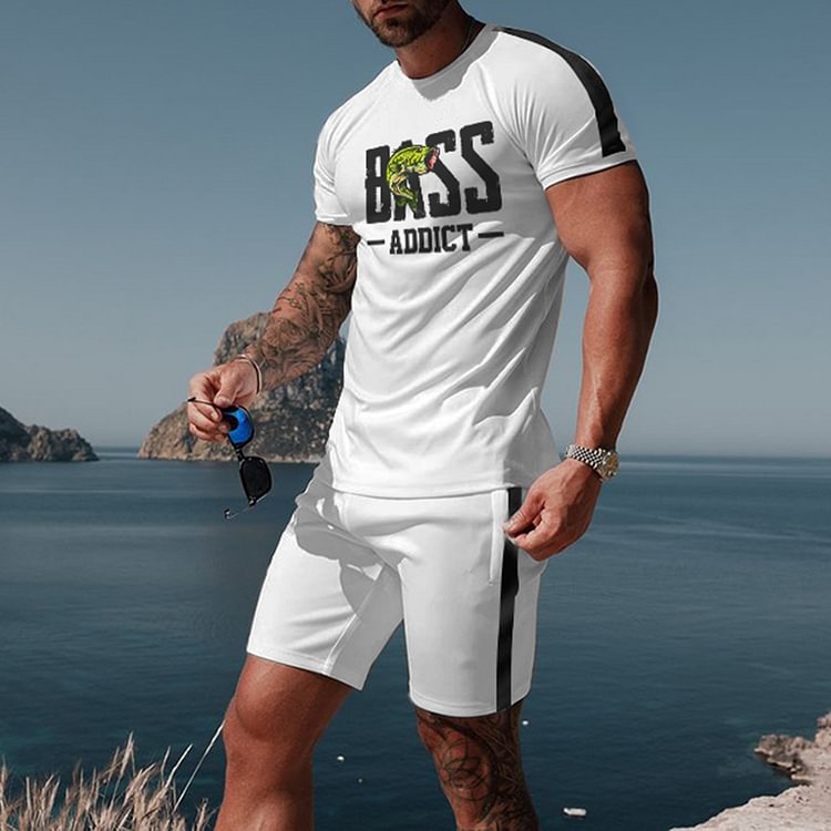 BrosWear Men's Casual Sports T-Shirt Set