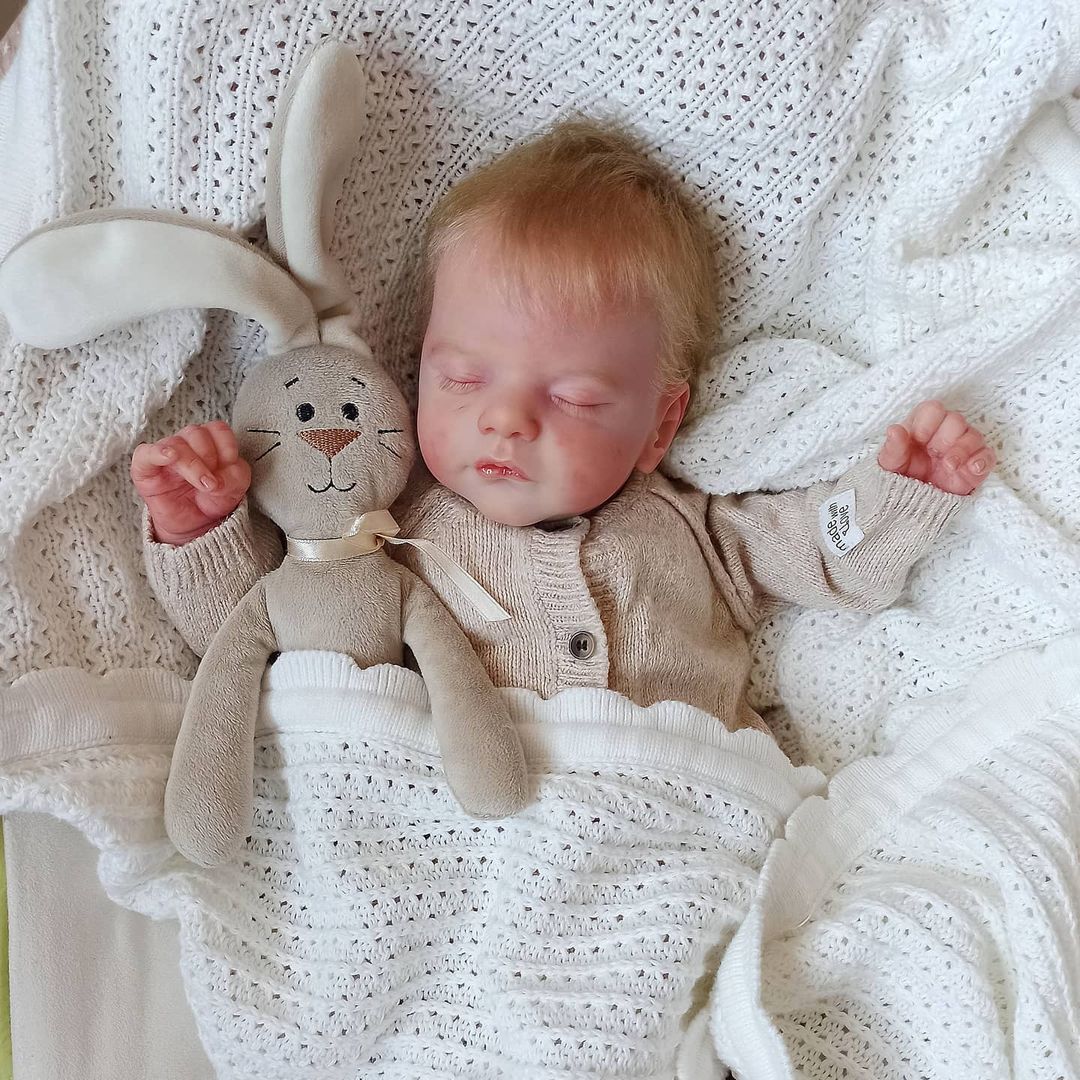 19 Lifelike Baby Asleep Cuddly Reborn Baby Major Realistic Fake Baby Toy