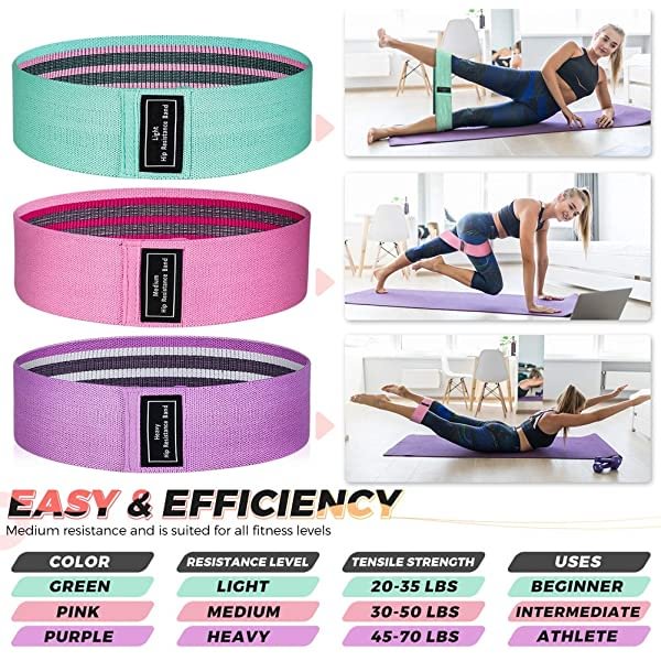Booty Resistance Bands 3 different levels 