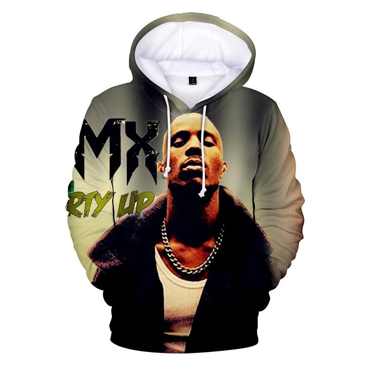 DMX Jackets DMX Clothes Unisex Rapper Hip Hop Casual Sweatshirt-Mayoulove