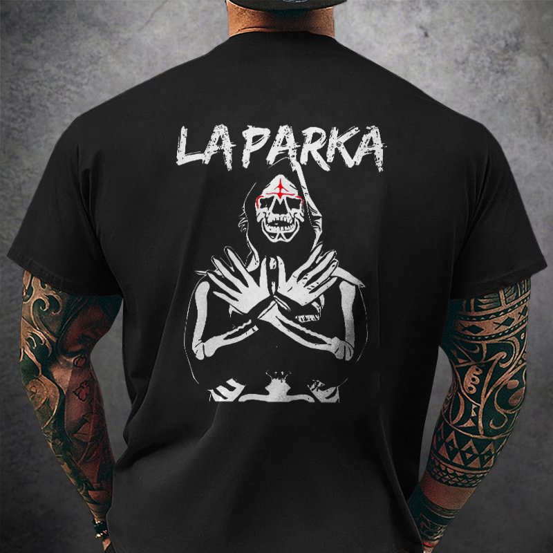 Livereid LA PARKA Skull Print T-shirt - Livereid