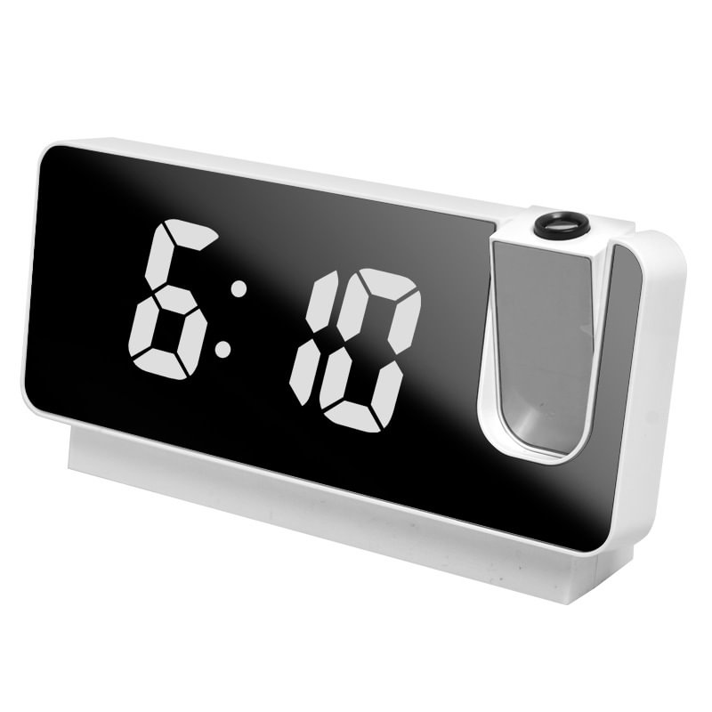 Projection Digital Alarm Clock for Ceiling,Wall,Bedroom,USB Powered Angle Adjustable--Bstol
