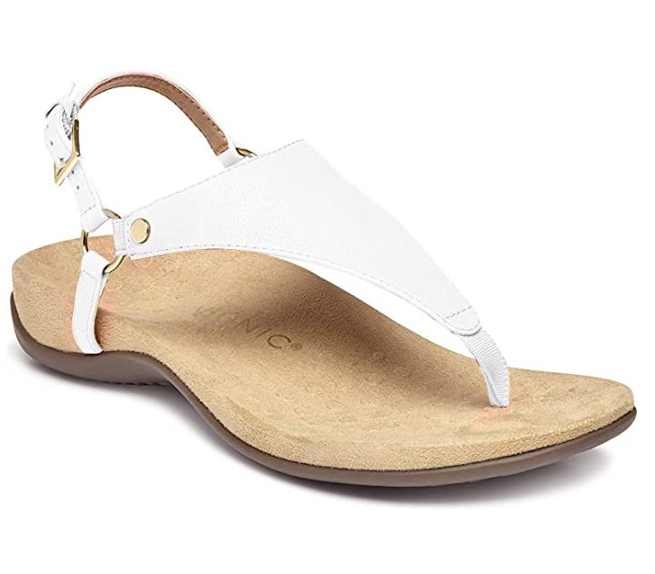 summer flat buckle thong sandals