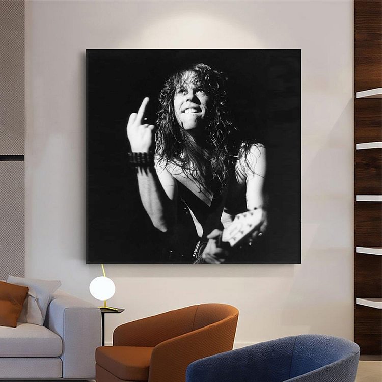 Metallica James Hetfield Canvas Wall Art