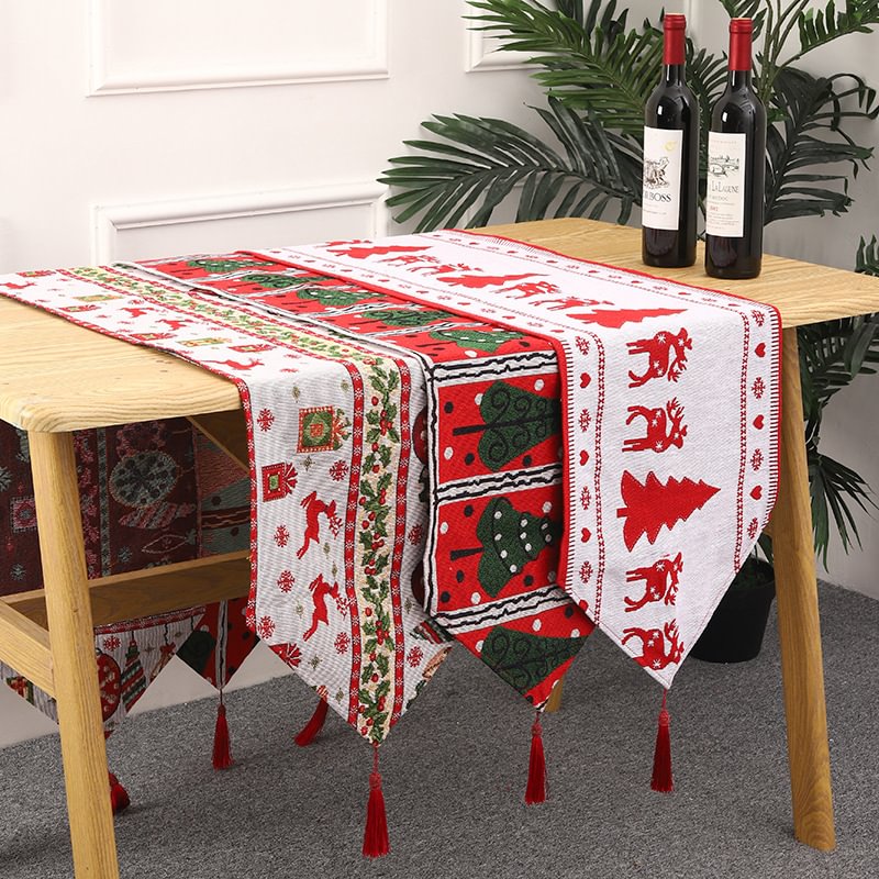 Creative Cloth Flag Christmas Decoration For Table Home