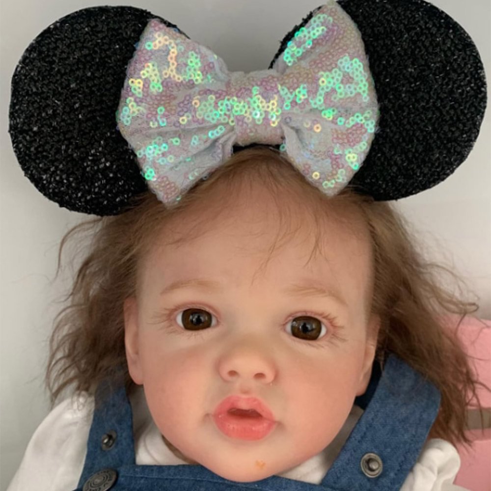 [Adorable Awake Girl] 22'' Super Trending Realistic Reborn Baby Doll