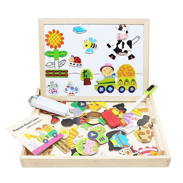 Magnetic Doubled Sided Drawing Board-Mayoulove